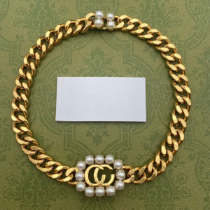 Golden Pearl Luxe Chain Necklace