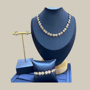 Gold Crystal Elegance Jewelry Set
